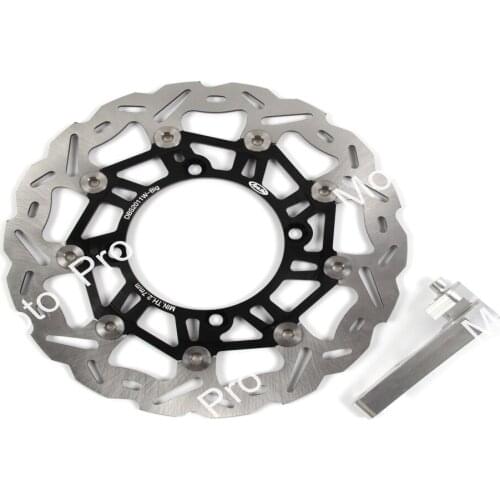 1 PCS FOR KAWASAKI KLX R 450 2007-2021 2008 2009 2010 2011 2012 2013 2014 2015 2016 KLX 450R CNC Floating Front Brake Disc Rotor