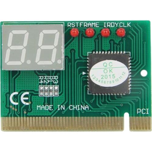 2 - bit PCI motherboard fault test card desktop computer detection card PCI motherboard tester diagnostic display