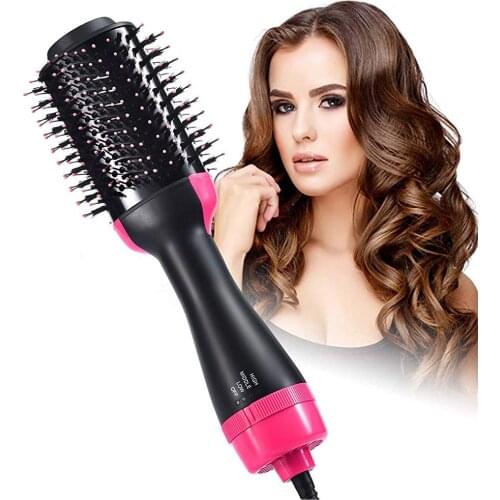 Hair Dryer Brush Rotating 3 In 1 Hair Blower Brush One Step Hairdryer Hairbrush Blow Dryer Comb Electric Straightener Styler