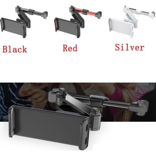 360 Degree Flexible Rotating Car Back Seat Phone Holder For Mobile Phones IPad Car Mount Headrest Bracket Stand Styling