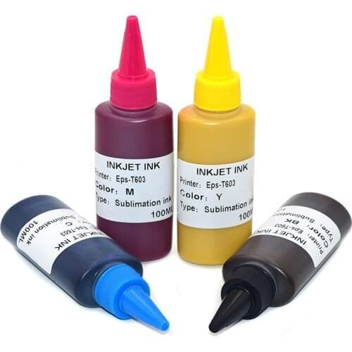 4*100ml 212xl 603xl Sublimation Ink for Epson XP-2100 XP-2105 XP-3100 XP-3105 XP-4100 XP-4105 WF-2810 WF-2830 WF-2850 WF-2835