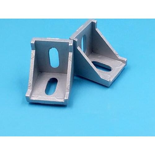 4040 Square Pipe Fittings for Industrial Aluminum Alloy Profiles Corner Bracket 90 Degree Right Angle Corner Parts CBR3540 4pcs