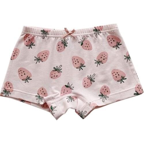 5 Sets Ins Kid Girls Cute Cartoon Boxer Briefs Leggings