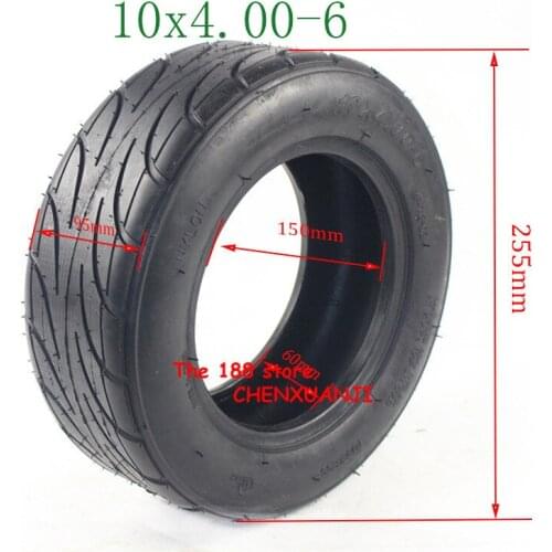 6 inch 10X4.00-6 inch tire ATV Motorcycle Bike snow plow tires 10*4.00-6 inch beach tires Quad Vacuum 4 wheels Vehicle tyre