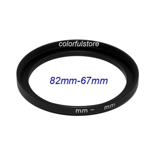 82mm to 67mm 82mm-67mm 82-67 mm 82 67 Metal Step-Up Step Up Ring Camera Lens Lenses Filter Stepping Adapter Free Shipping +Track