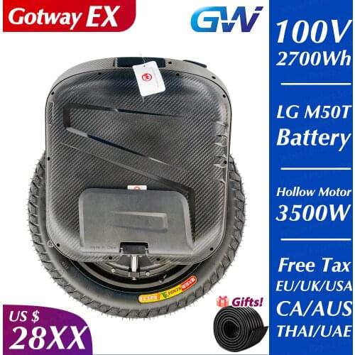 Begode Gotway EX EX.N Electric Unicycle 100V 2700Wh 3500W one wheel monowheel balance air suspension monowheel