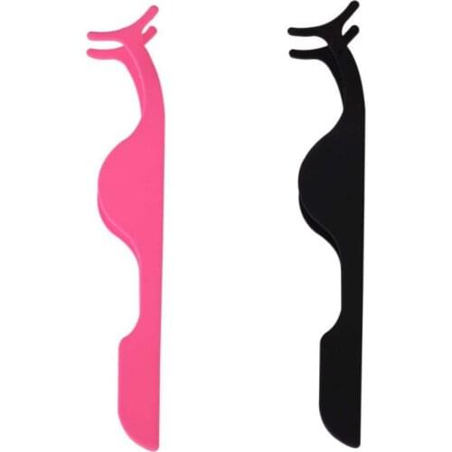 Hot 1pc False Fake Eyelashes Clip Stainless Steel Eye Lash Eyelash Curler Applicator Beauty Makeup Cosmetic Tool d1