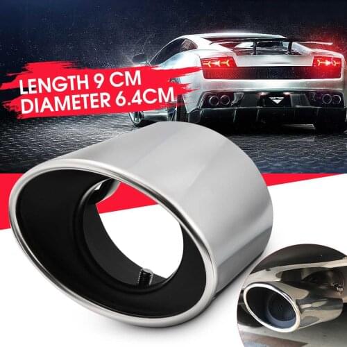 2pcs 1pc Car Exhaust Muffler Tail Tip Oval Pipe Chrome Stainless Steel For Honda Accord 2008 2009 2010 2011 2012