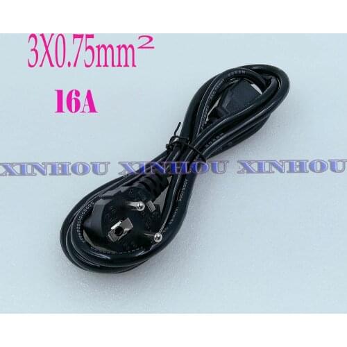 BTC BCH miner PSU cable 3x0.75mm2 16A 250V EU Europe Power Cable For Antminer WhatsMiner Innosilicon miner pc power server power