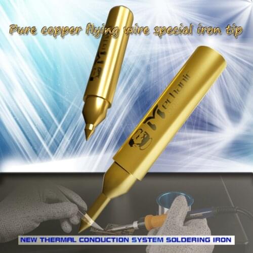 MECHANIC Pure copper flying wire special tip 900M-T-FR /FC soldering iron tip flying wire soldering iron pure copper