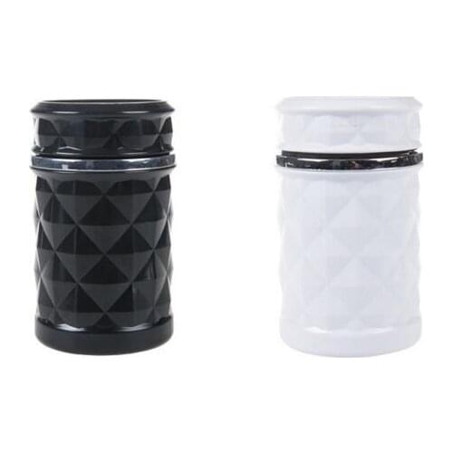 New Portable LED Light Car Ashtray Universal Cigarette Cylinder Holder Car Styling