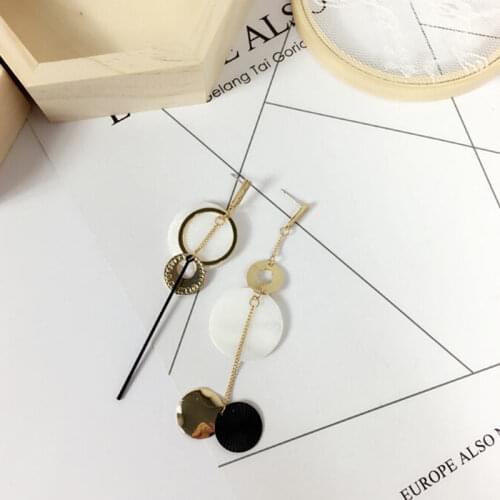 New Arrive Fashion Elegant womens drop earring with shell design round earrings Tassel long jewelry Gift #ER152