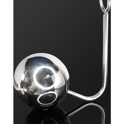 Hollow Giant Ball Anal Hook Big Metal Butt Plug Anus Fart Putty Slave Prostate Massager BDSM Sex Toy for Men Anal Toys