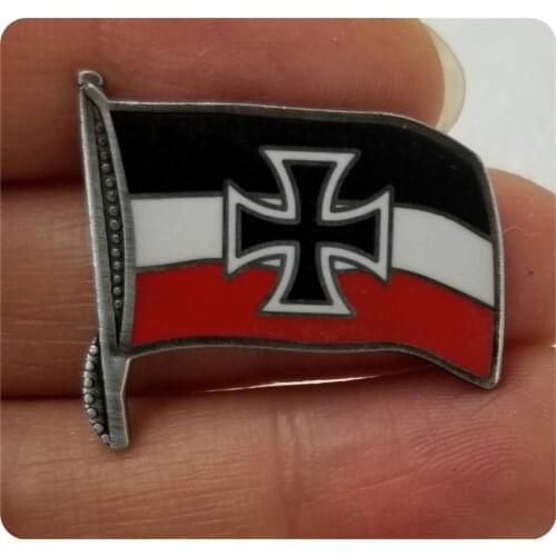 WW2 WWII German cross flag pin
