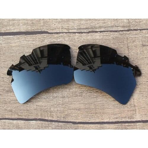 Vonxyz Stealth Black Polycarbonate Replacement Lenses for-Oakley Flak 2.0 XL Vented Frame