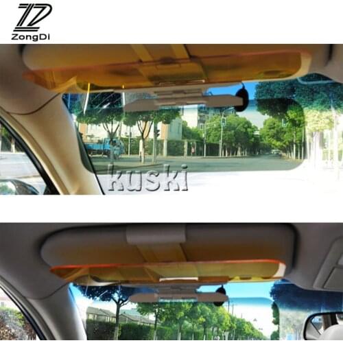 ZD 1pcs For Mercedes W203 W211 W204 W210 Benz BMW F10 E34 E30 F20 X5 E70 Car Accessorise Sun Visor Anti-Glare Goggle Protect Eye