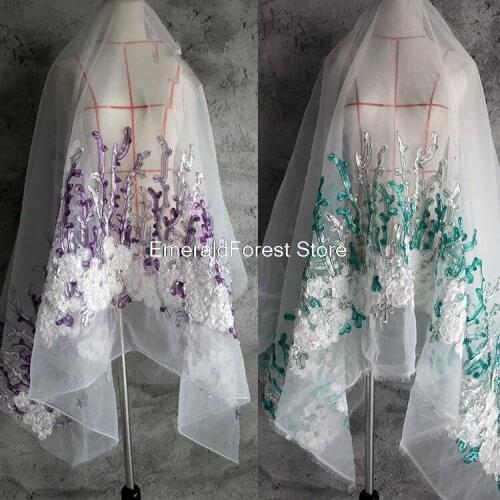 Three-dimensional pattern texture design fabrics, Eugene yarn creative perspective of wedding background fabrics 45cm*140cm