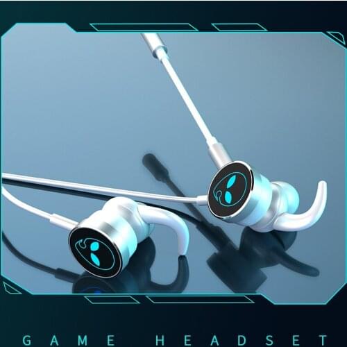 TYPE-C Wire Earphone Gaming Wire Control 9D Bass Noise reduction Headphone With Dual Microphone