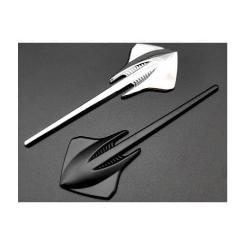 1pcs 3D Metal WStingray Logo Decal Auto Emblem Motorcycle Badge Sticker Car Accessories