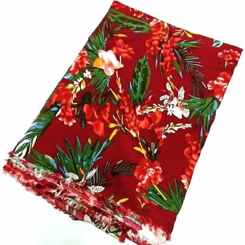 2021 Printed Rayon Cotton Fabric,Printed Plain Cloth,For DIY Sewing Quilting Womans&Kids Clothes Dress Material 1-33
