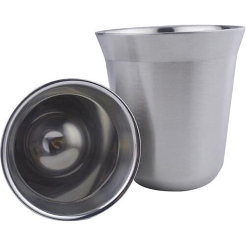304 Stainless Steel Mugs Double Wall Insulated Steel Mug Beer Mugs Tea Cups Coffee Mugs Beer Cups Milk Cups