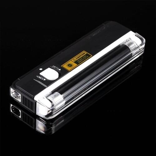 Banknotes UV Lamp With Torch Portable Counterfeit Security Passports Currency Bill Note Check Fake Money Detector Handheld