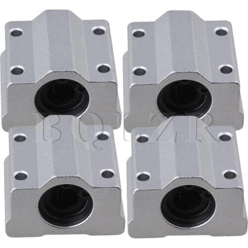 BQLZR 4pcs SC8UU Linear Motion Ball Bearing CNC Slide Bushing 34.5mm Length