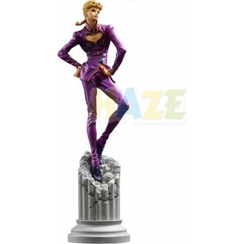 JoJos Bizarre Adventure Giorno Giovanna PVC Figure Ballpoint Pen Anime Figure Toys Doll Collecetion Kids Gifts In Box 14cm
