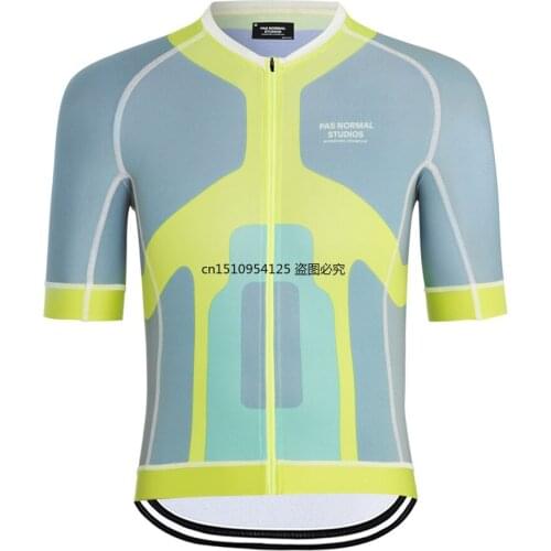 Men Cycling Jersey Team Summer Short Sleeve Racing Bicycle Clothing MTB Bike Jersey Shirt Silicone Non-slip Maillot Ciclismo