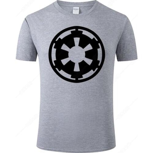 Star Wars Galactic Empire Print T Shirt Men Women Brand Summer Short sleeve Tops Cotton Short Sleeve T-shirt Cool O Neck Tee J52