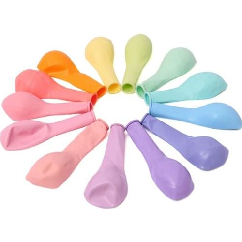 30pcs 5 Inch Macarons Color Pastel Candy Balloons Latex Round Helium Baloons For Wedding Baby Shower Birthday Party Decoration
