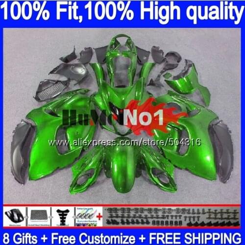 Injection For SUZUKI GSXR-1300 GSXR 1300 Hayabusa ALL Green 30MC.57 GSXR1300 2008 2013 2014 2015 2016 08 13 14 15 16 Fairing