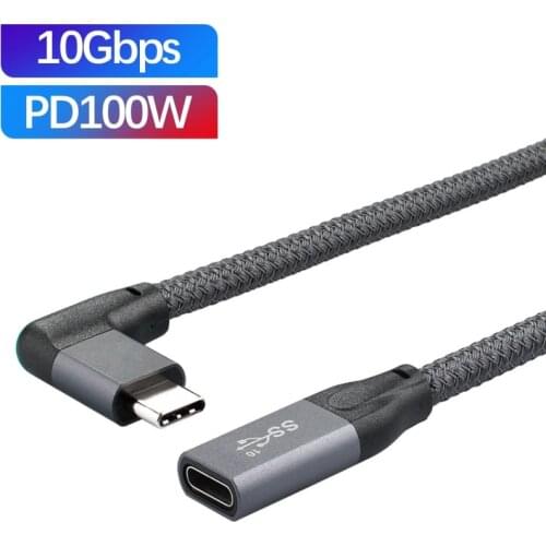 USB C To USB3.1 Type C Gen2 Extension Cable PD 100W 4K 10Gbps Cable For MacBook IPad Pro Quick Charger USB-C Fast Charge Cord