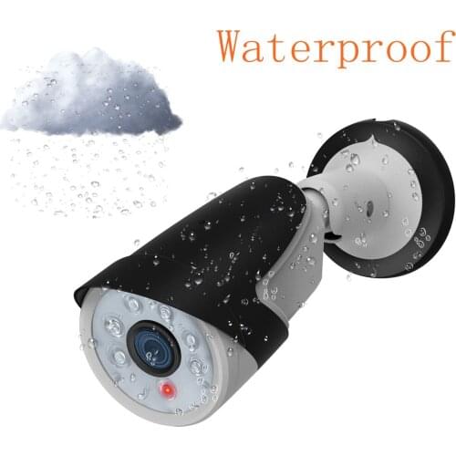 Metal dummy Outdoor And Indoor fake Bullet Security CCTV surveillance camera Waterproof level IP66 With LED board Free shipping