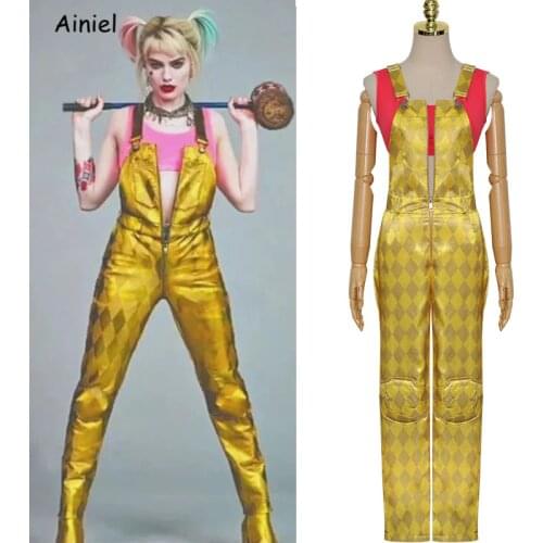 Ainiel Birds of Prey Cosplay Costumes Romper Overalls Underwear Halloween Adult Girls Disfraz Women