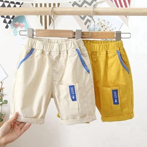 Summer Boys Comfortable Shorts Bottoms Childrens Clothes Kids Loose Casual Cropped Pants