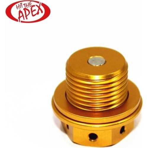 Magnetic Oil Drain Sump Plug Bolt M18x1.5mm Universal Motorbike Engine Oil Drain Plug Screws CNC M18*1.5mm Strong Magnetic