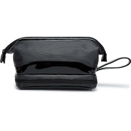 Fashion Double-deck Waterproof Cosmetic Bag For Men 2021 Luxury Travel Organizer Bags Unisex Wash Toiletry Bath Bag Makeup Bags