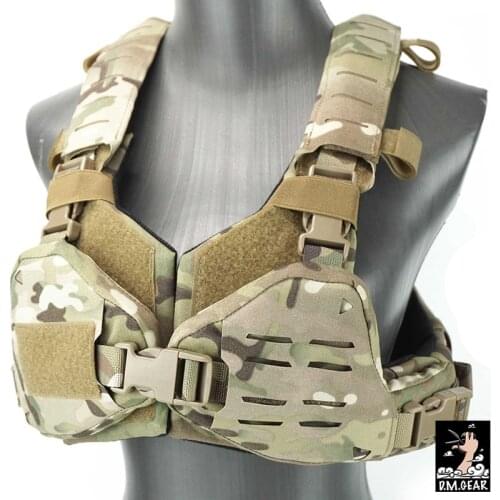 DMgear Tactical Vest MOLLE Chest Rig For Women Laser Cut Lightweight Body Protect Plate Carrier