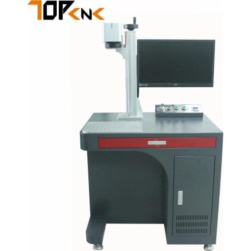 Cheap price Desktop type with safe protective cover fiber laser marking machine ,deep engraving on metal gun