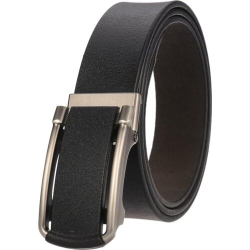 New mens Leisure Business Belt Toothless Automatic Buckle Belt Men Belts for High Quality Designer Belts LY136-21805-1