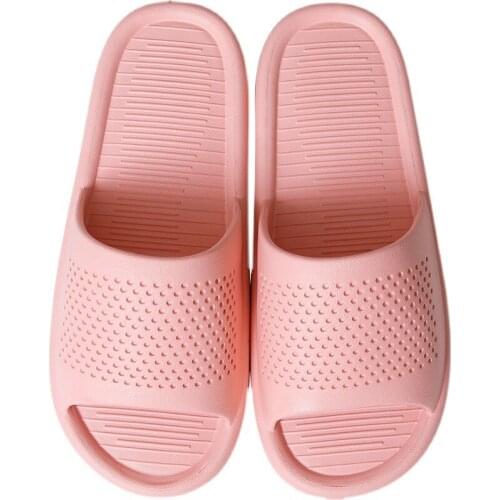 Female Indoor Soft-soled Silent Shoes Non-slip Comfortable Couple Sandals Bathroom Quick-drying Simple Male Home Funny Slippers
