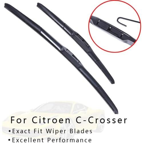 Wiper Blades for Citroen C-Crosser 2007 2008 2009 2010 2011 2012 Car Accessories Soft Rubber Windshield Wipers