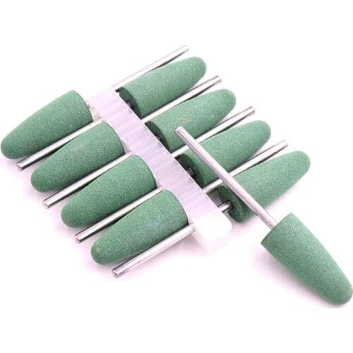 Grinding Sharp Head for Teeth Whitening Polishing Remove Stain Tool 2.35mm Shank Rubber Silicone Polisher