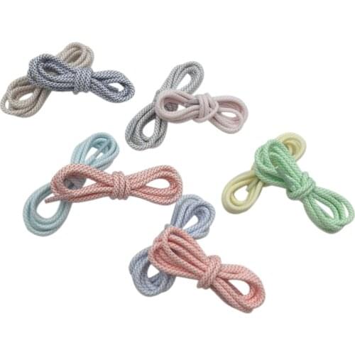 Weiou Brand New Design Cross Grain Hiking Lacet Walking Boot Laces Two Tone Rope Laces Custom Logo Shoelaces For Sneakers Gift