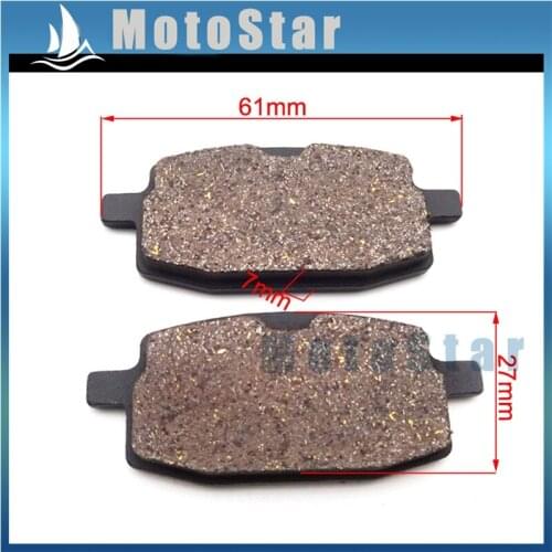 Steel Disc Caliper Brake Pads Shoes For 50cc 70cc 90cc 110cc 125cc 150cc Chinese Pit Dirt Bike Motorcycle ATV Quad Moped Scooter