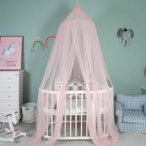 Bedroom Thick Canopy Crown Canopy For Kids Room Decor Canopy Netting Thick For Baby Boy Girl Nursery Bedroom Room