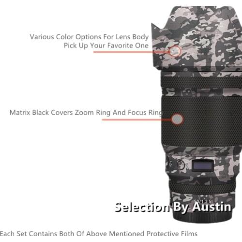 Decal Skin Wrap Film For Lens Skin NiKON z50 f1.2s Sticker Anti-scratch Protector Case
