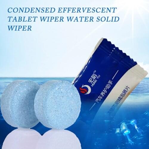 10pcs/set Car Solid Cleaner Effervescent Tablets Car Window Windshield Spray Cleaner Glass Cleaning Auto Accessories