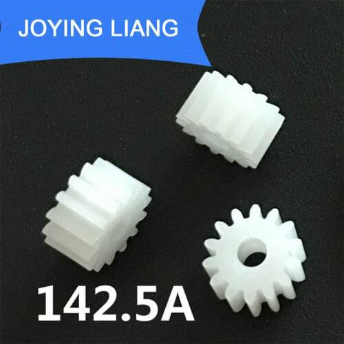 142.5A 0.5M Gears 2.5mm Tight Hole Diameter Module 0.5 14 Teeth Plastic Gear DIY Repair Parts Toy Accessories 5000pcs/lot